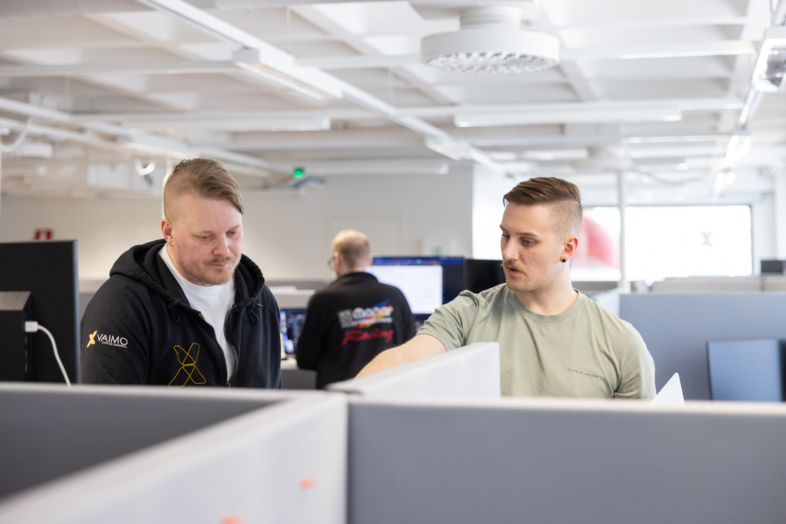 Vaimo employees in the office