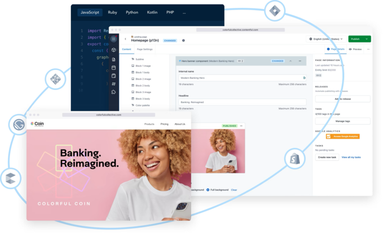 Contentful interface image