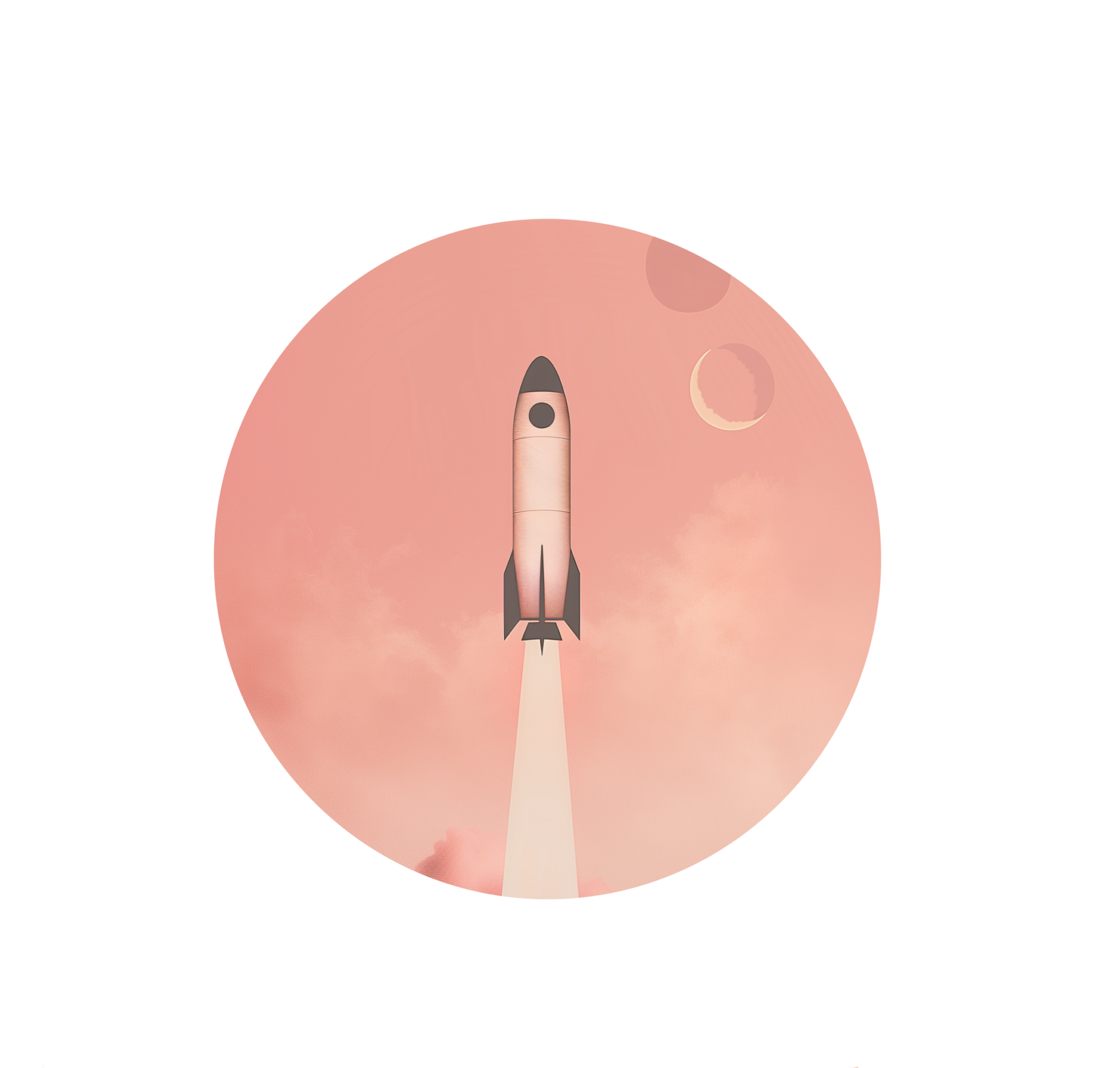 abstract image of rocket